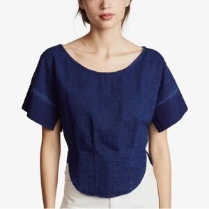 Rachel Comey denim top - 10
